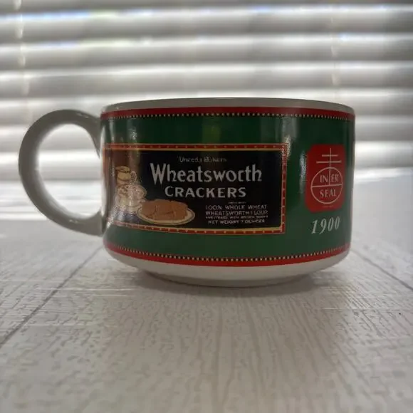 Vintage NABISCO Soup Cup Mug Bowl Premium Crackers Set Of 8